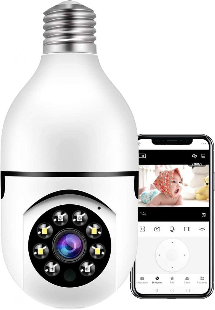 telecamera di videosorveglianza a lampadina - yoosee